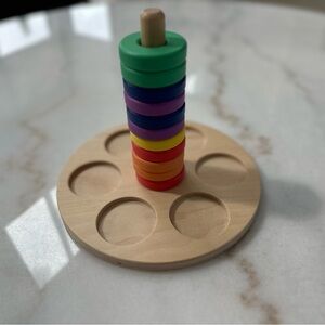LOVEVERY FLEXIBLE WOODEN STACKER 11 RINGS